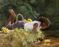 Upstream Years... Downstream Life (See Fine Art Connoisseur Volume 6, Issue 2, April 2009 page 69)